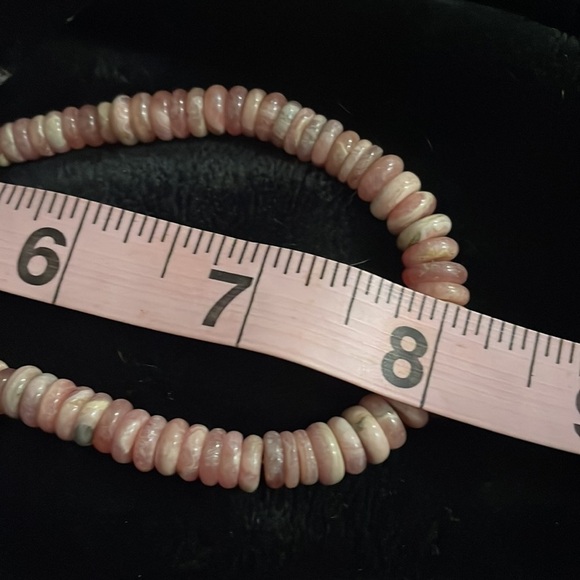 Rhodochrosite bead necklace by Jay King - Picture 12 of 13